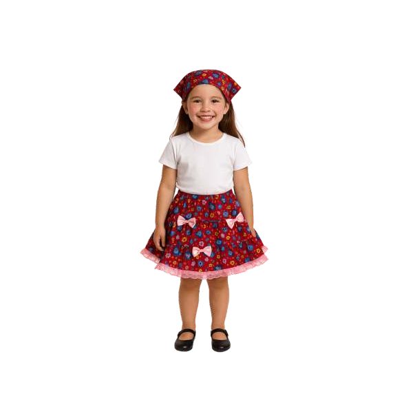 Saia + Bandana São João 04