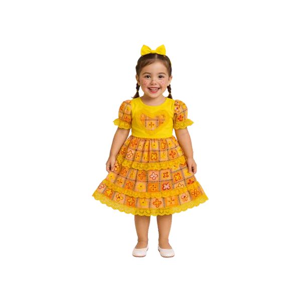 Vestido Coração Vermelho - Festa Junina